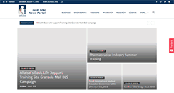 Desktop Screenshot of news.alfaisal.edu