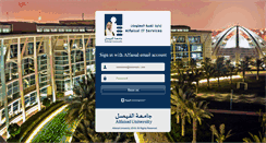 Desktop Screenshot of mail.alfaisal.edu